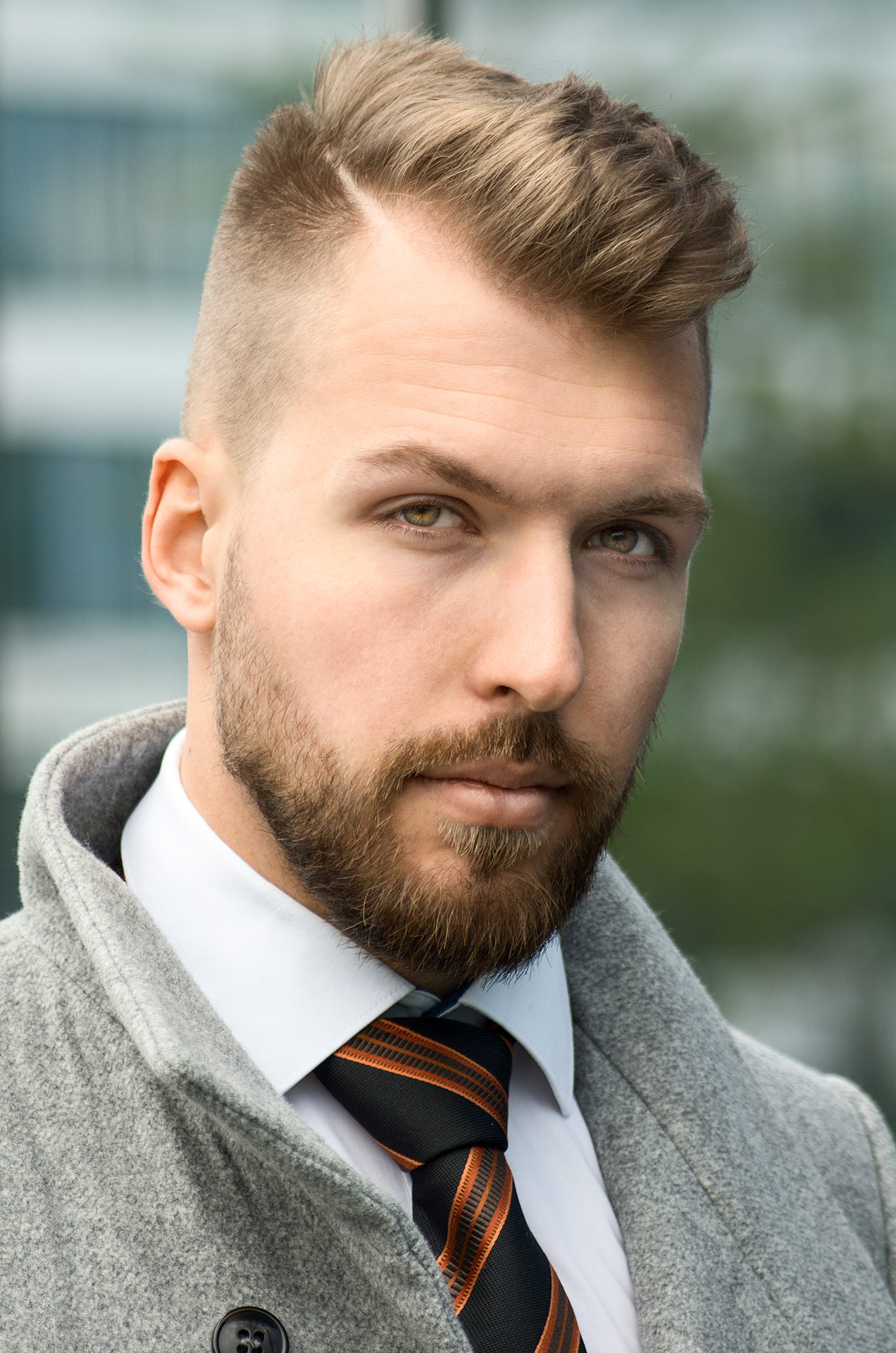 Businessportrait on Location Portrait eines Mannes