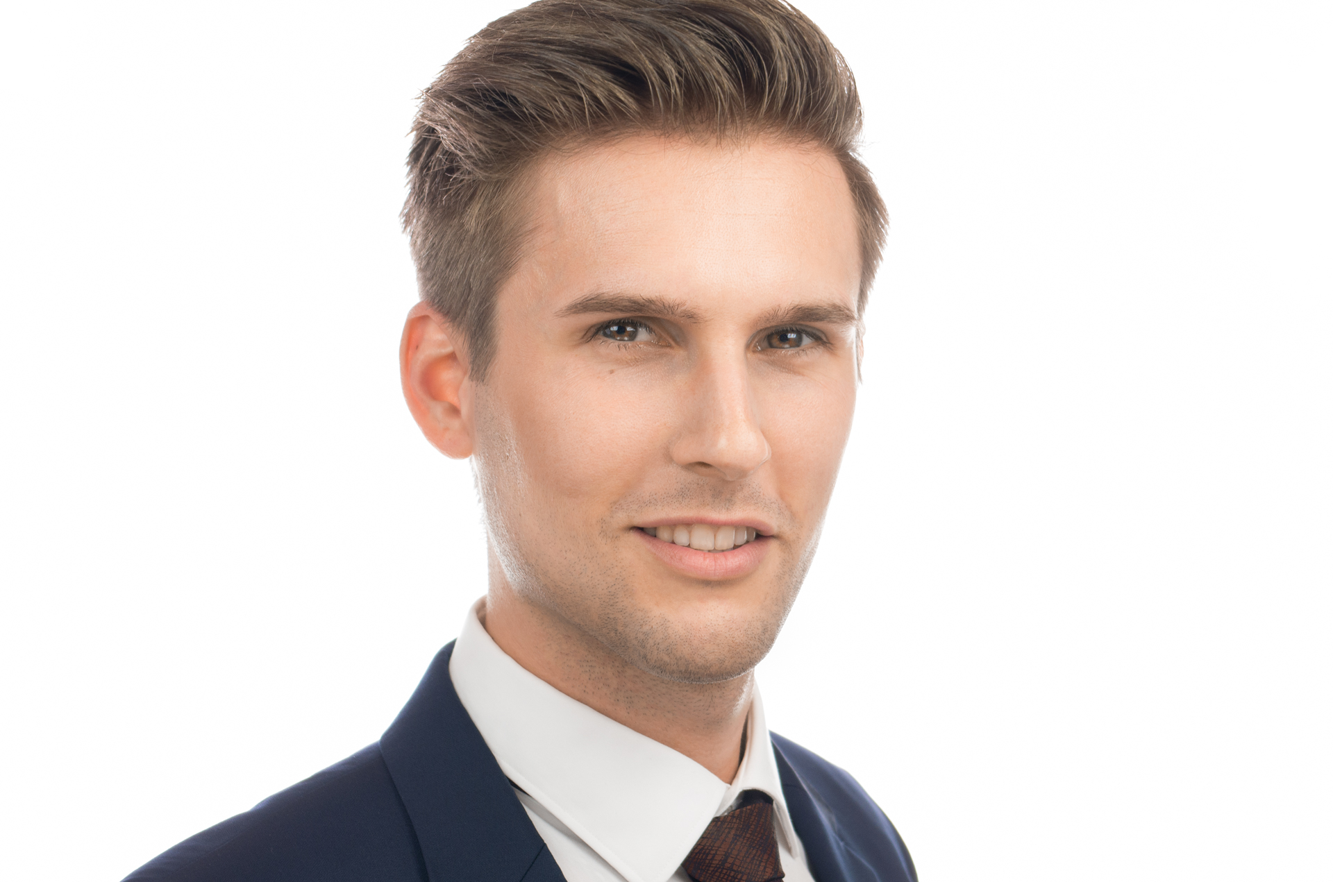Headshot - Businessportrait - Studio Portrait Mann im Studio