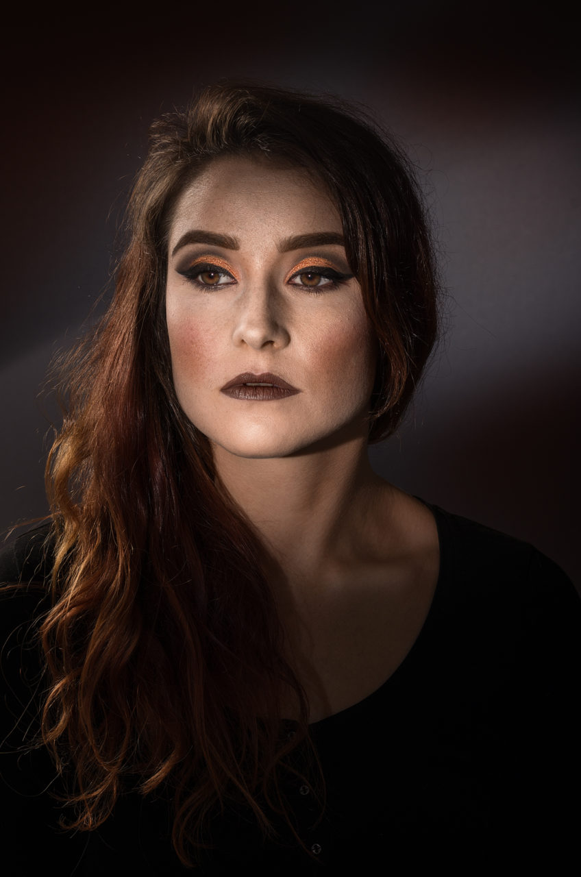 Beautyfotografie Modelfoto mit Make-up im Studio