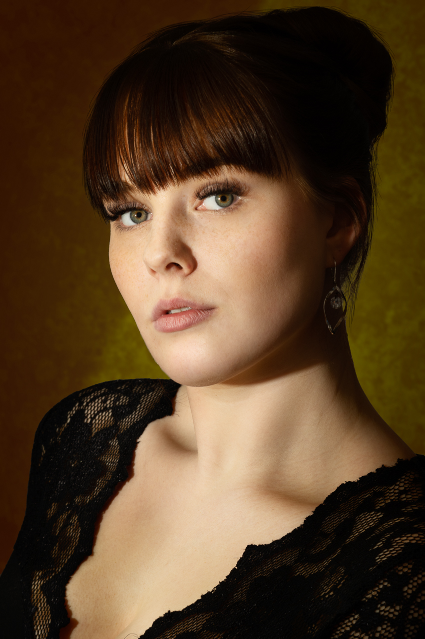 Portraitfotografie Bremen Portraitfoto Model im Fotostudio